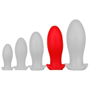 Silicone plug Saurus Egg XL  20  x 7,4cm Red