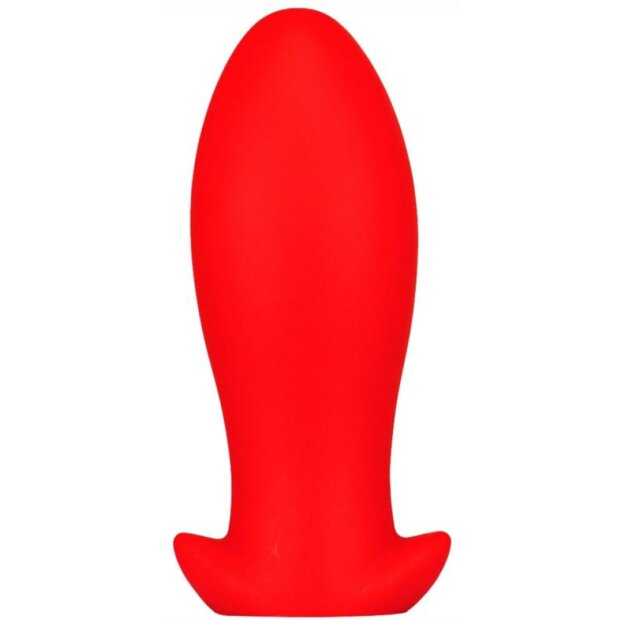 Silicone plug Saurus Egg XXL 23 x 8,4cm Red