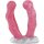 PINKALIEN Double Monster Mini Dak Doppeldildo Pink 22 cm ⌀ 2,5 cm