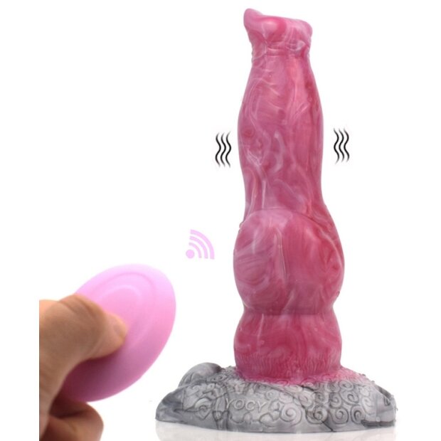 PINKALIEN Viby Wolf Vibrator Pink 18 cm ⌀ 5,7 cm