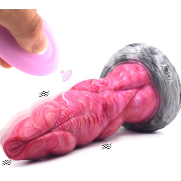 Vibrating dildo monster Viby Carty 18 x 5.5cm