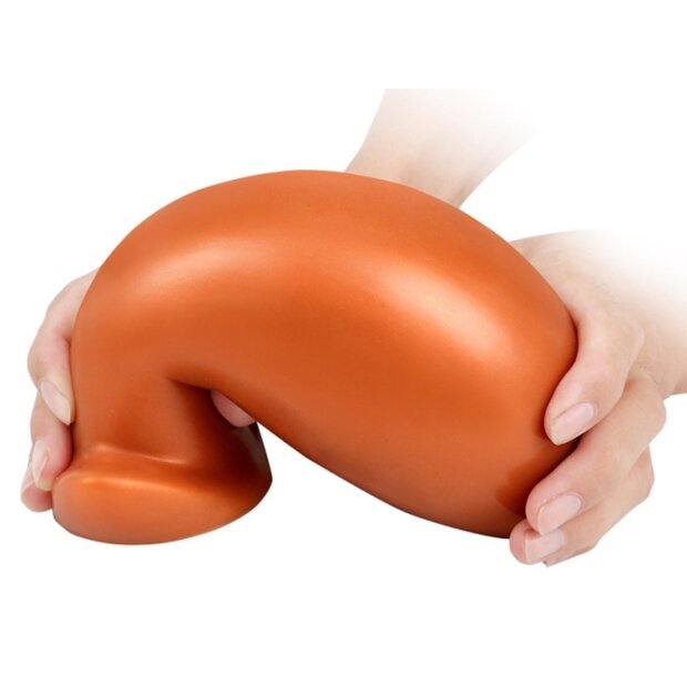 EggPlay Silicone Plug Saurus Egg XXXL Analplug Orange ⌀ 9,5 cm