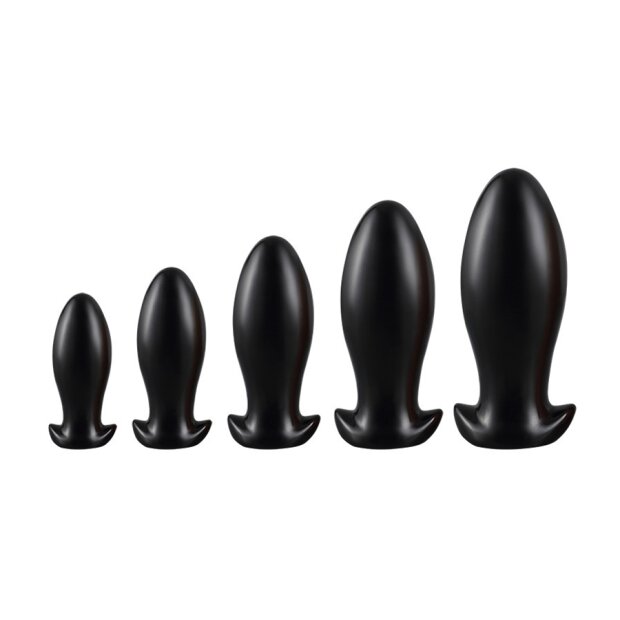 EggPlay Drakar Egg XL Analplug Schwarz ⌀ 7,5 cm