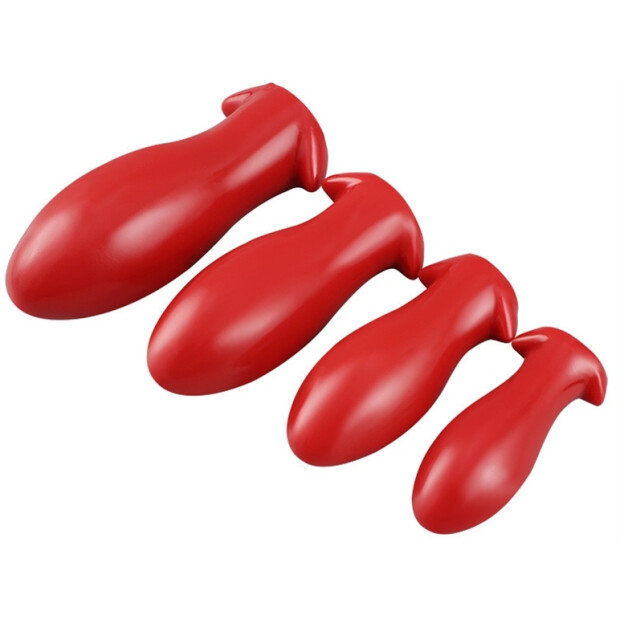 EggPlay Drakar Egg XL Analplug Rot ⌀ 7,5 cm