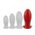 EggPlay Drakar Egg XL Analplug Rot ⌀ 7,5 cm