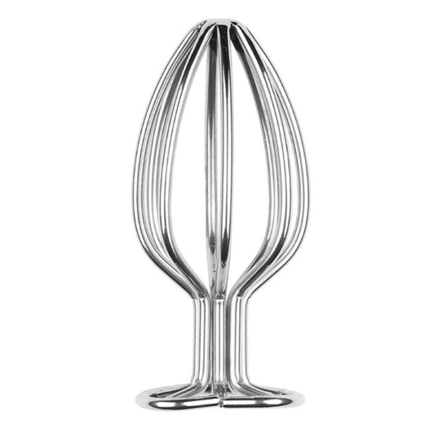 Generique Heart Line metal plug L Analplug Silber ⌀ 4,2 cm