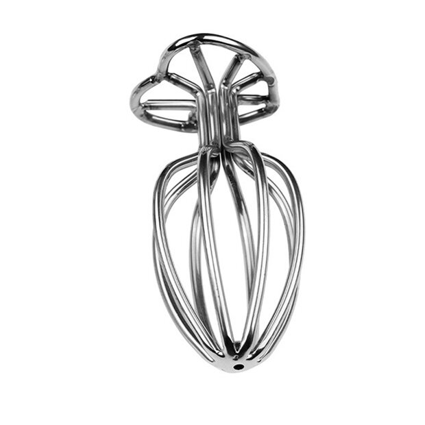 Generique Heart Line metal plug L Analplug Silber ⌀ 4,2 cm