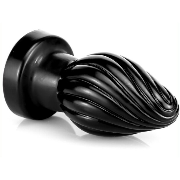 DarkSil Spiral Plug Medium Analplug Schwarz ⌀ 4,5 cm
