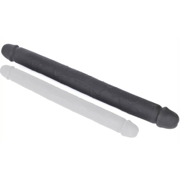 DarkSil Zini M Doppeldildo Schwarz 49 cm ⌀ 4,5 cm