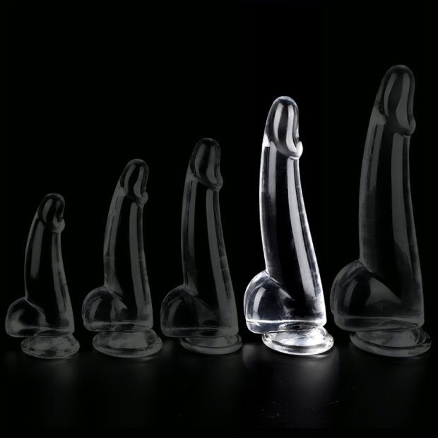 Clear Dong XL Dildo 17 x 4.8cm