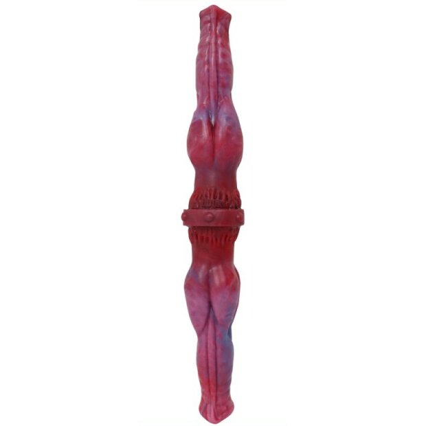 PINKALIEN Duo Dragon Doppeldildo Rot 35 cm ⌀ 4,8 cm
