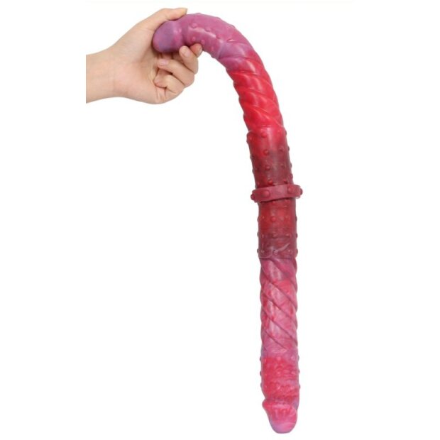 PINKALIEN Duo Twist Doppeldildo Mehrfarbig 53 cm ⌀ 4,2 cm
