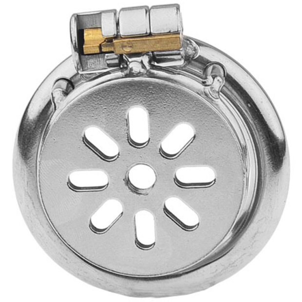 Metal Chastity Cage Flat M