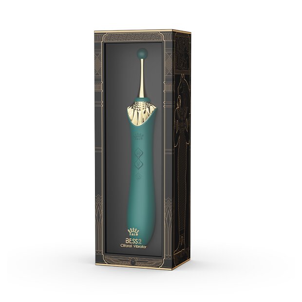Zalo Bess 2 Clitoral Massager Turquoise Green