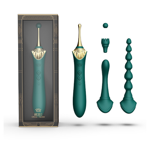 Zalo Bess 2 Clitoral Massager Turquoise Green