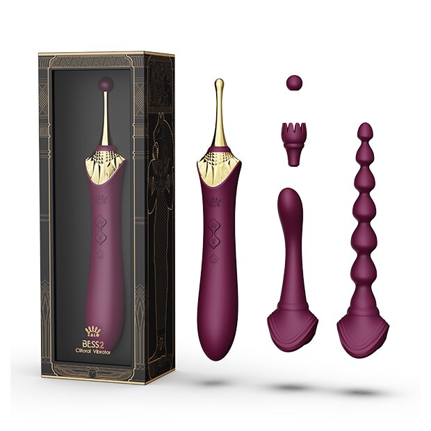 Zalo Bess 2 Spezialvibrator Lila 21,9 cm