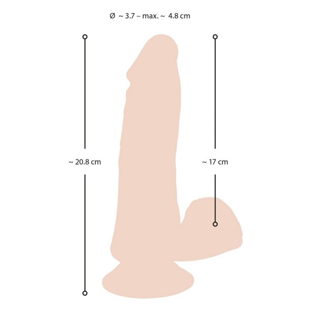 You2Toys Nature Skin Bendable RC Vibrator Beige 20,8 cm