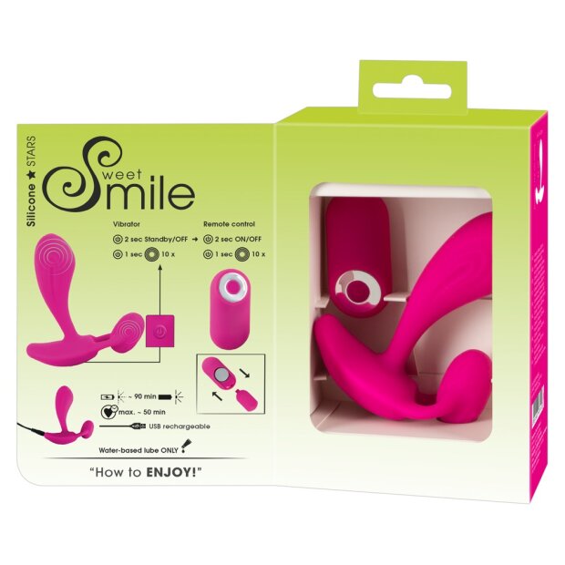 You2Toys Sweet Smile RC C G-Spot Vibrator Pink 11 cm ⌀ 3,2 cm