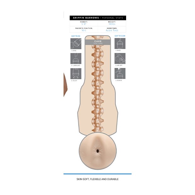 FLESHLIGHT Griffin Barrows Cake Anus Masturbateur