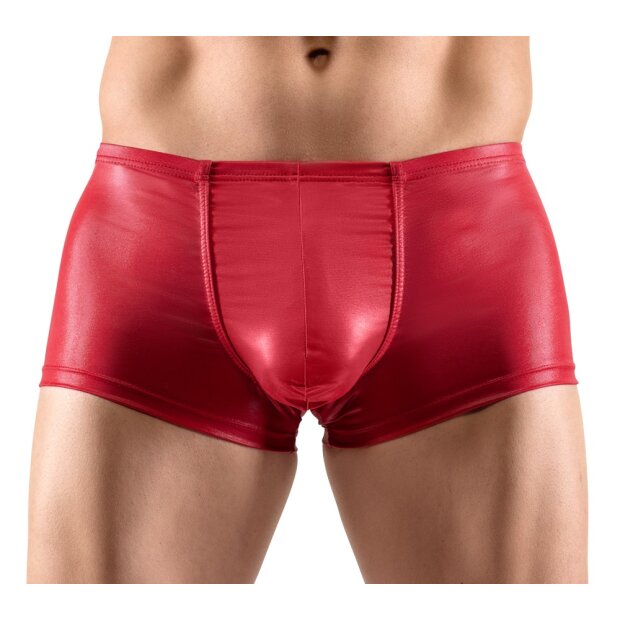 Herren Pants Wetlook rot M
