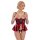 Shelf Bra Set red 75B/S