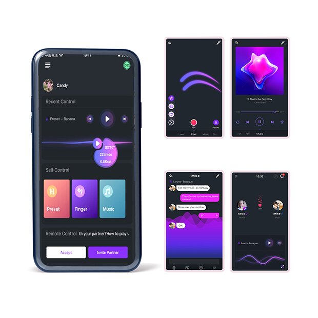 Magic Motion Rise Smart Wearable Cockring App Controlled Penisring Schwarz ⌀ 3,7 cm