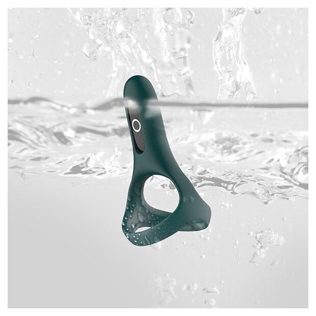 Magic Motion Rise Smart Wearable Cockring App Controlled Penisring Grün ⌀ 3,7 cm