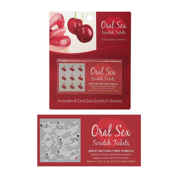 Oral Sex Scratch Tickets