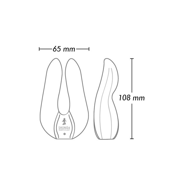 Shunga Aiko Vibrator Pink 10,8 cm