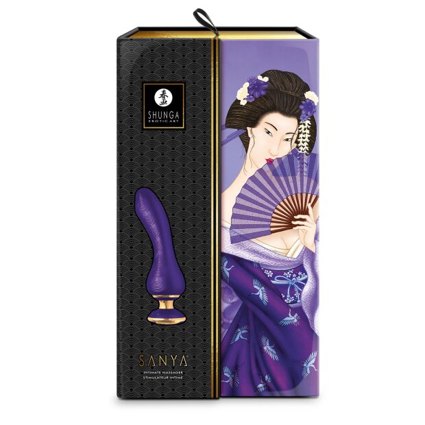 Shunga Sanya Vibrator Lila 18,5 cm ⌀ 3,8 cm