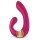 Shunga Miyo Vibrator mit Klitorisstimulation Pink 18,5 cm