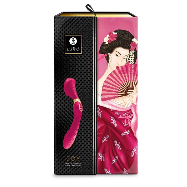 Shunga Zoa Vibrator Pink 26,5 cm ⌀ 5,4 cm