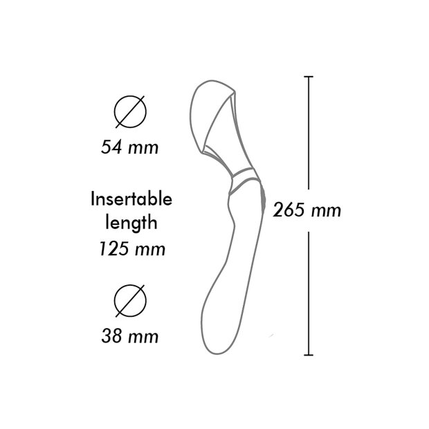 Shunga Zoa Vibrator Rosa 26,5 cm ⌀ 5,4 cm