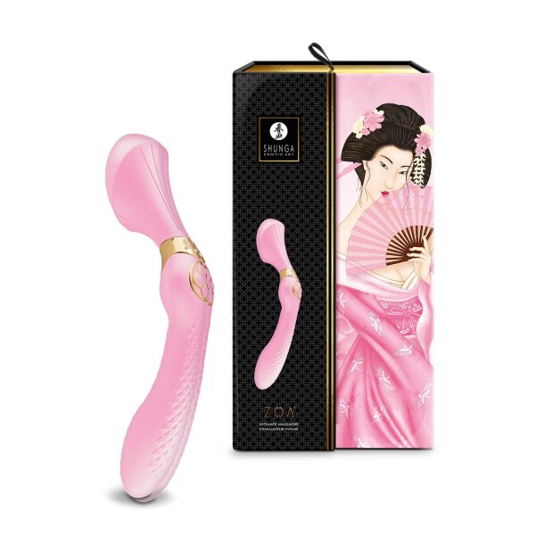 Shunga Zoa Vibrator Rosa 26,5 cm ⌀ 5,4 cm