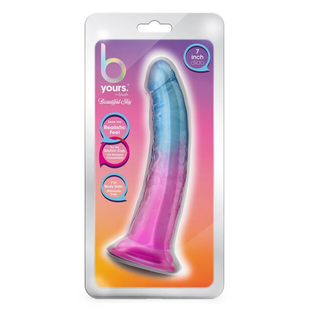 B Yours Beautiful Sky 7Inch Dildo Sunset 19cm