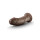 DR. Skin Silicone Dr Shepherd 8 Inch Dildo With Suction Cup Chocolate 20,3cm