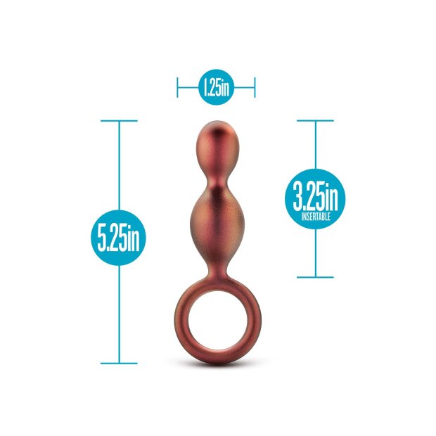 Anal Adventures Matrix Duo Loop Plug Copper 3,2cm