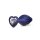 Anal Adventures Matrix Swirling Bling Plug Sapphire 3,8cm