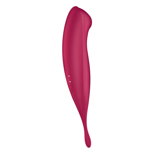 Satisfyer Twirling Pro Connect App Druckwellen Vibrator Rot 22,2 cm