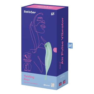 Satisfyer Twirling Pro Connect App Mint Druckwellen...