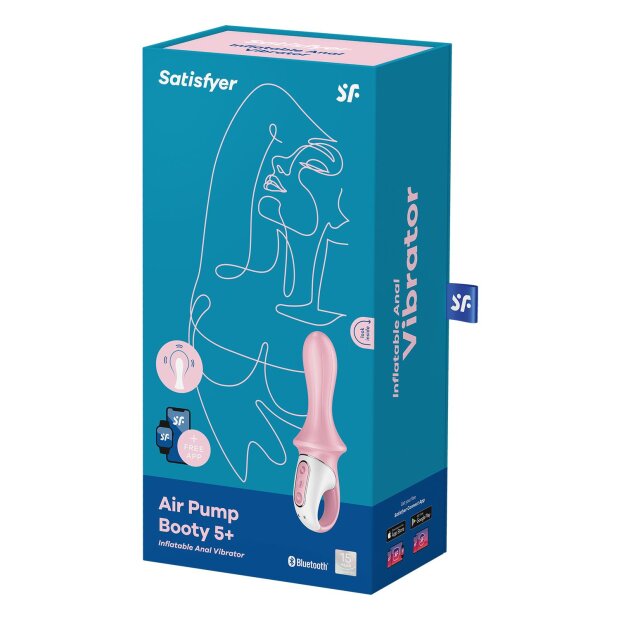 Satisfyer Air Pump Booty 5 Connect App Red