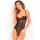 Slay With Me Lace Teddy Black, M/L
