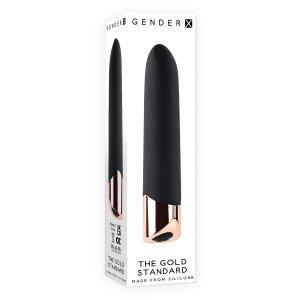 Gender X The Gold Standard Mini Vibrator Schwarz 9,9 cm