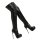 Erogance Stretch PU Overknee Stiefel E3000 Gr&ouml;&szlig;e 36 - 46