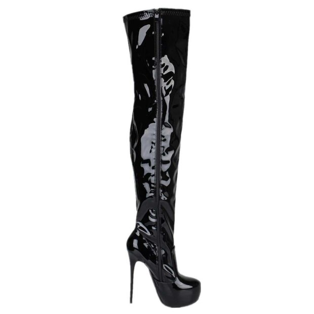 Erogance E3000 Stretchlack Schwarz - Größe 38