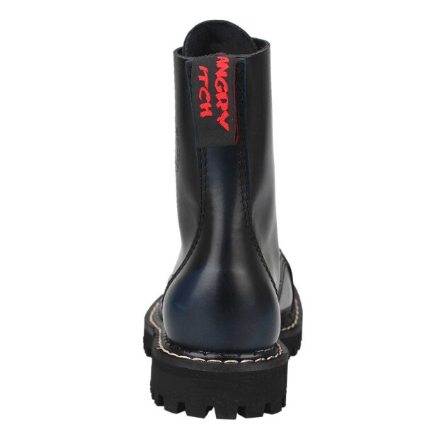Angry Itch 08-Loch Leder Stiefel Blue Rub-Off Größe 36 - 48
