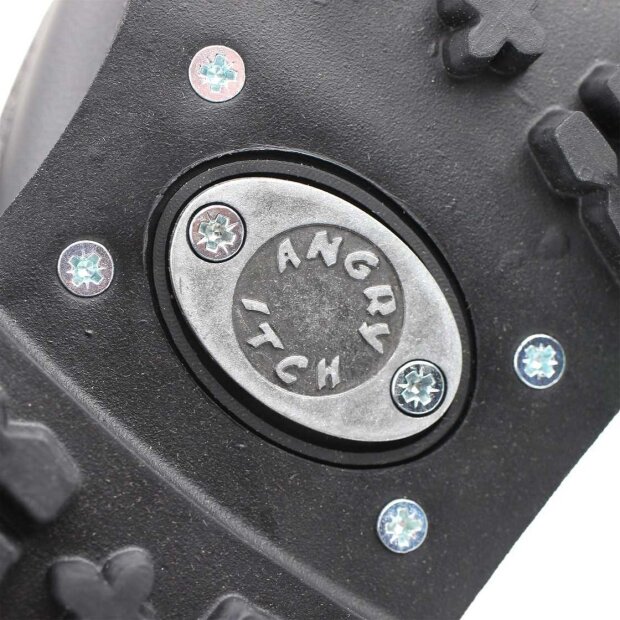 Angry Itch 08-Loch Leder Stiefel Denim Rub-Off Größe 36 - 48