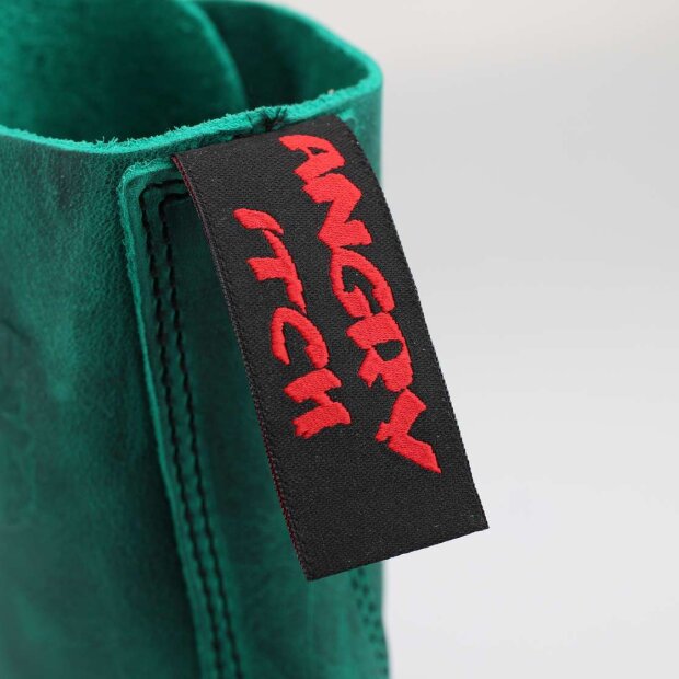 Angry Itch 08-Loch Leder Stiefel Vintage Emerald Größe 36 - 48