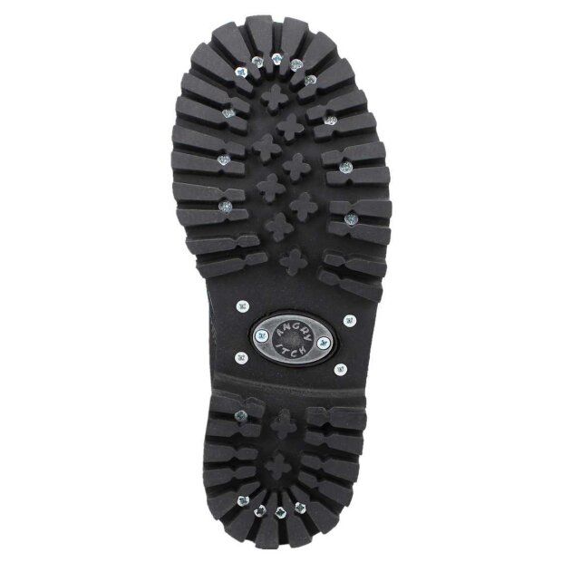 Angry Itch 20-Loch Leder Stiefel Schwarz Größe 36 - 48