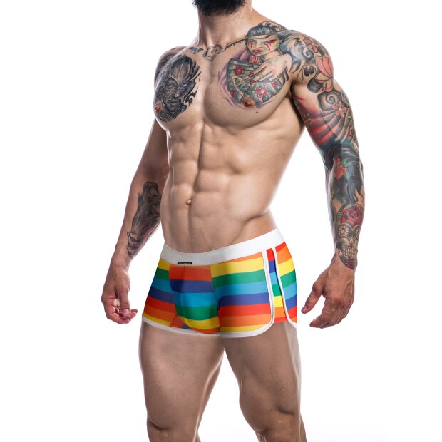 CUT4MEN - Athletic Trunk Rainbow S - XL